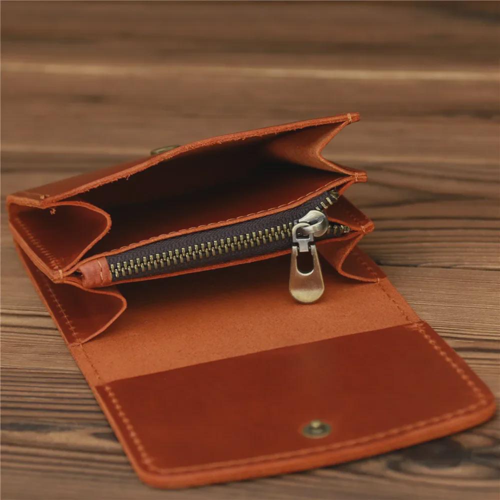 Унисекс держатель для карт Crazy Horse кожаный кошелек и кошелек для монет