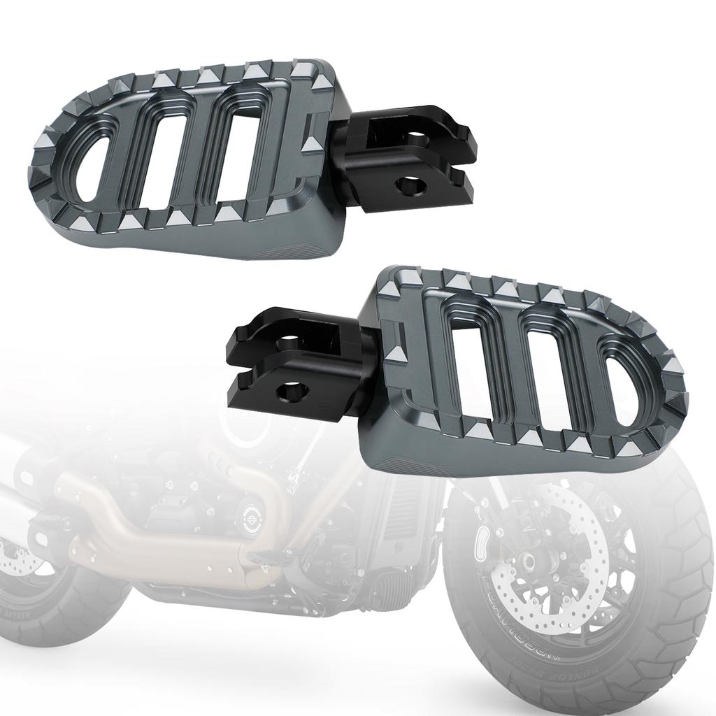 Front Footrests Foot Peg Fit for Sportster S Lower Rider Fat Bob Softail Slim