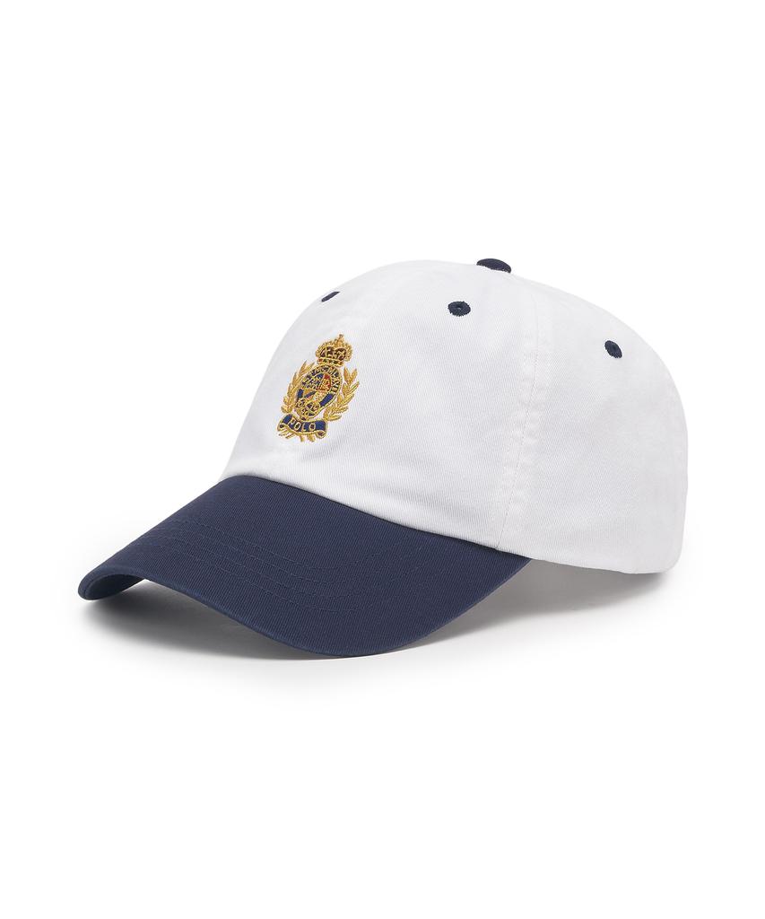 POLO RALPH LAUREN [Коллекция Crest] Хлопковая твиловая кепка-чинос - Темно-синяя