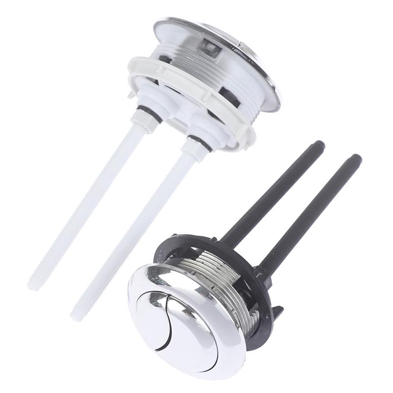 1Pc Dual Flush Toilet Tank Button Round Shape Toilet Push Dual Flush Buttons