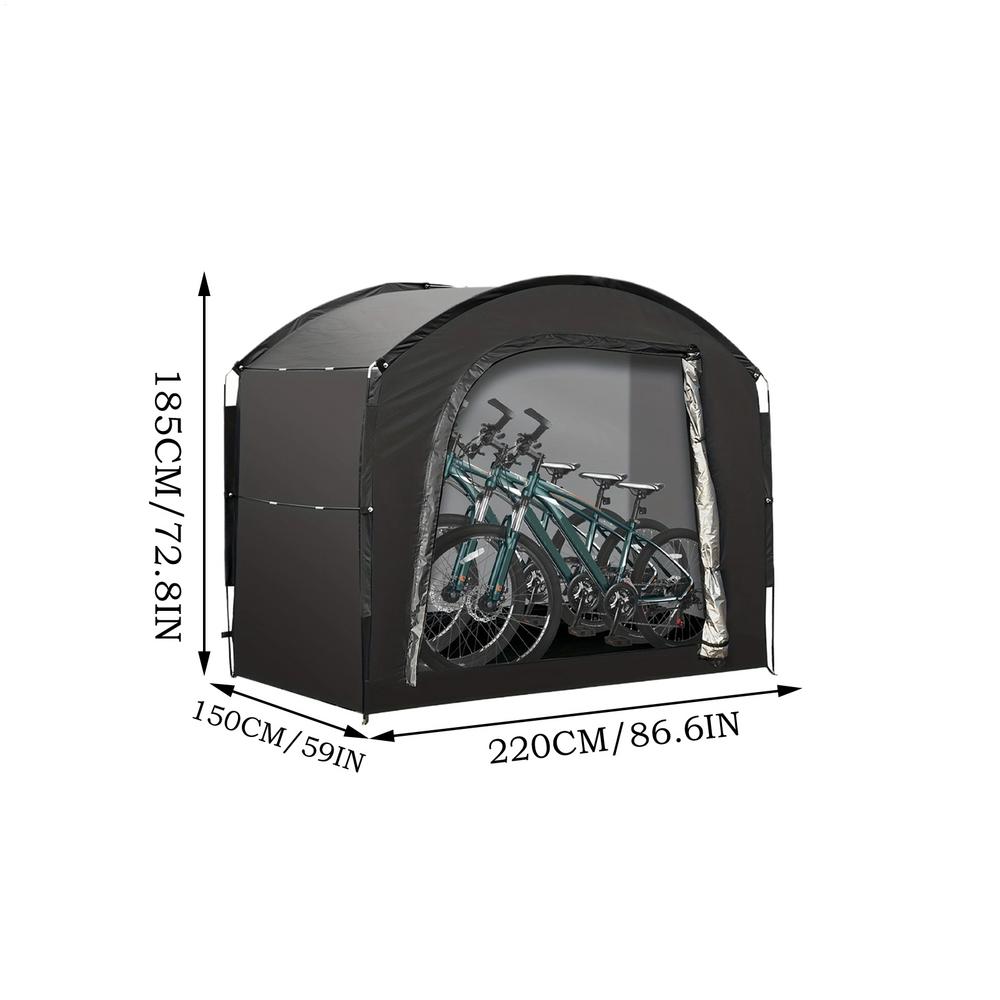 Палатка для хранения велосипедов Ткань Оксфорд Мотоциклетный органайзер Укрытие Большой вместимости Принадлежности для хранения Для мотоцикла Садовые инструменты Кемпинг