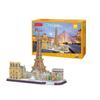Cubic Fun Paris City Line Three Dimensional Puzzle Korea 3d Puzzle