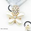 Ювелирные изделия из цветка с жемчужинами из бриллиантов, высококачественные аксессуары из сплава, стразы, популярные кнопки, сделай сам, 10 шт./компл., поставка кристаллов
