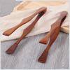1Pc Bamboo Cooking Kitchen Tongs Food BBQ Tool Salad Bacon Steak Bread Cake Wooden Clip Home Kitchen Utensil MIT