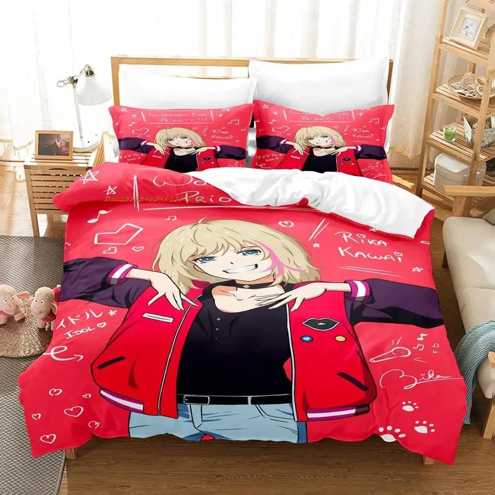 I Wonder Egg Priority Комплект постельного белья Single Twin Full Queen King Size Комплект постельного белья для взрослых и детей Спальня Пододеяльники Наборы Аниме Кровать