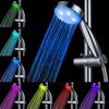 Colorful Romantic Home Bathroom Sprinkler Light Water Bath LED 7Color ShowerHead Shower Head