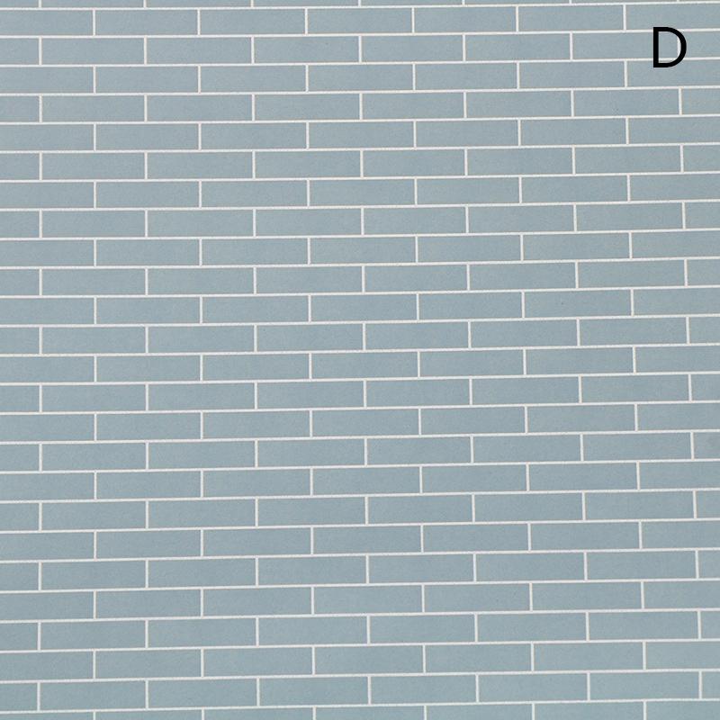 1:12 Dollhouse Miniature Floor Wallpaper House Decoration Sticker Accessories