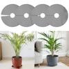 4 Pcs Flower Pot Grid Soil Protector Cover Cat Digging Prevention Plant Pot Shield with Stakes Cuttable Flower Pot Grid for Indoor Outdoor Potted