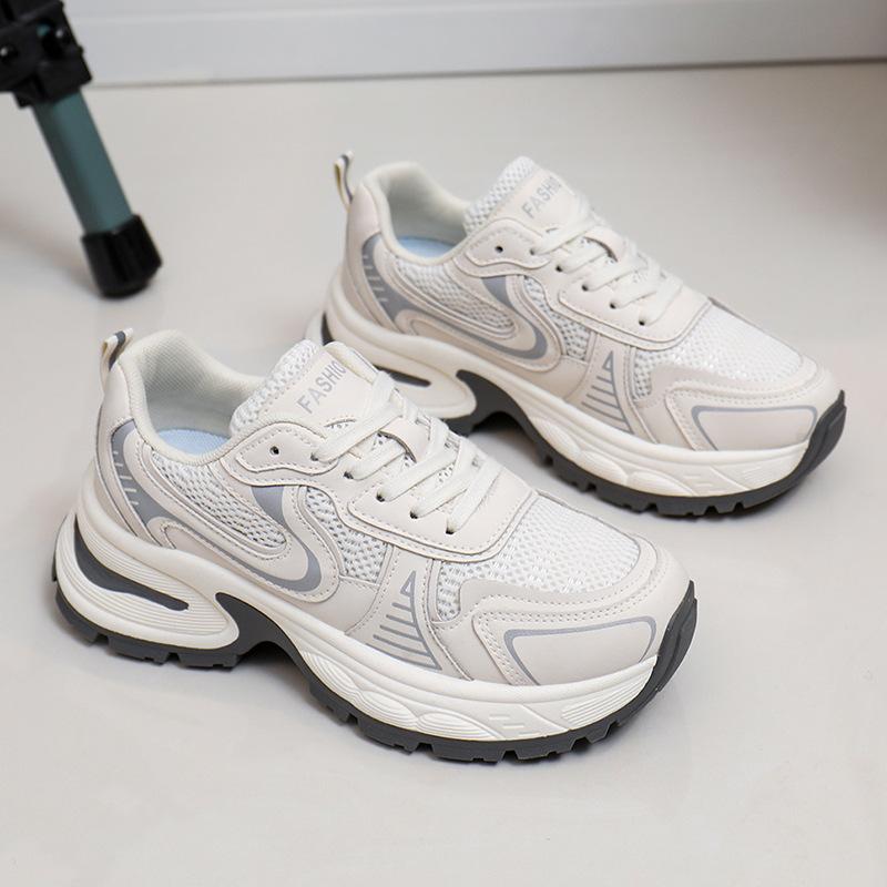 Women's Sports Shoes 2024 Spring New Platform Breathable Women's Casual Shoes Fashionable Comfortable Women's Vulcanized Shoes