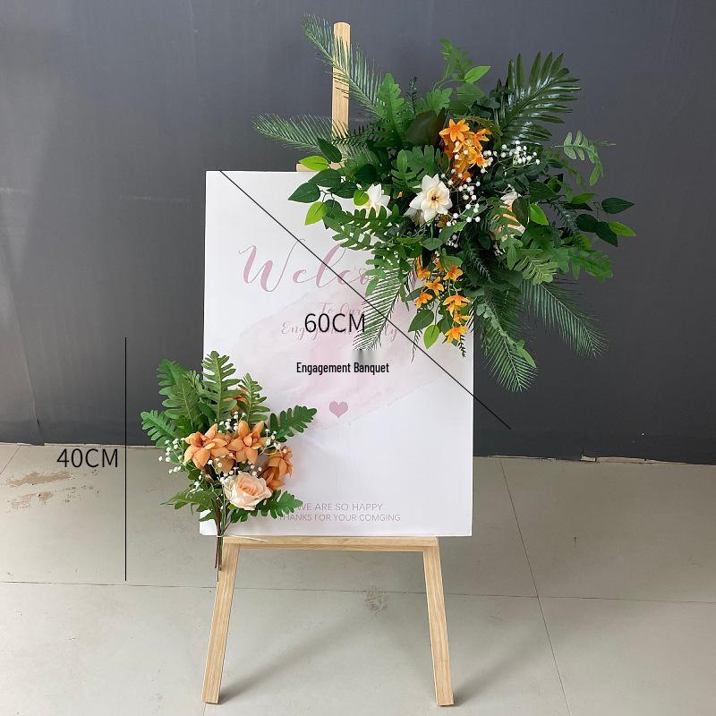 Искусственный Цветочный Декор для Свадебного Места Проведения: для Дорожки, Сцены и Банкетного Зала