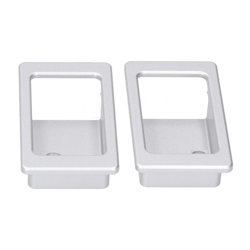 2Pcs Inner Door Handle Bowl Pull Aluminium Alloy Replacement Fit for Land Rover Defender 2004‑2018