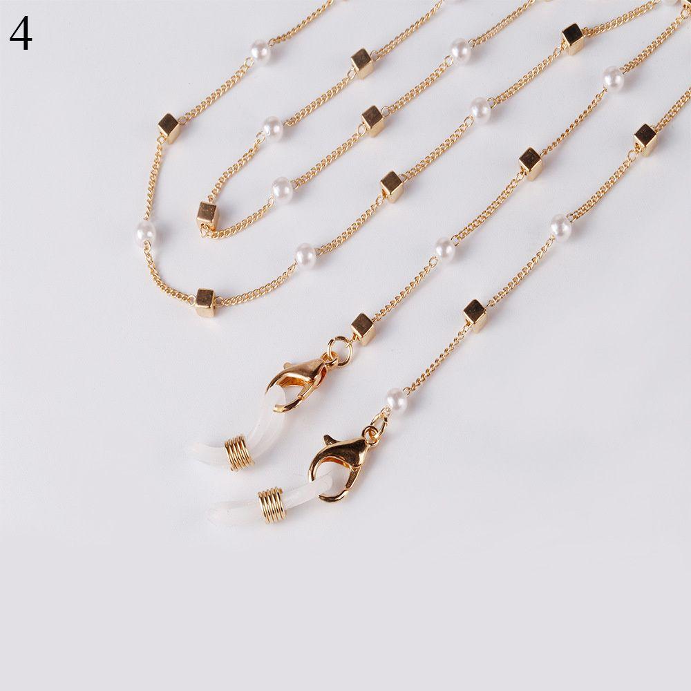 Цепочка Жемчужная Золотая Цепочка Халтер Цепочка для Очков Удлинитель для Маски Шнурок против Падения Цепочка для Маски