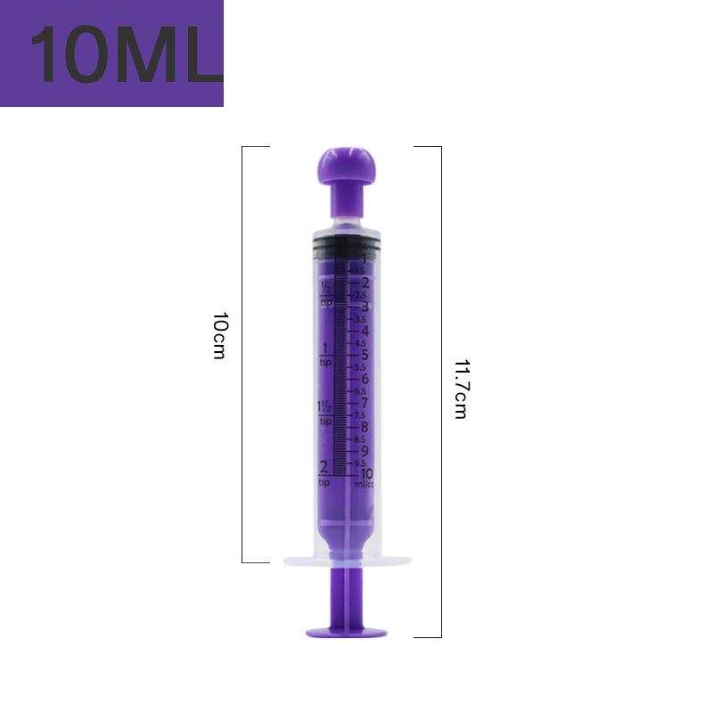 5Pcs Measurement Syringe With Cap, For Scientific Labs, Liquid Dispensing, Pet And Party Supplies, Oral Liquid 5Cc/5Ml-10Cc/10Ml