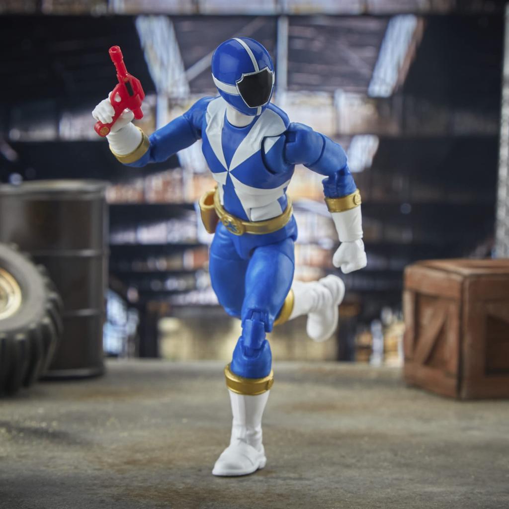 Power Rangers Lightning Collection Lightspeed Rescue Синий Рейнджер 6-дюймовая Премиальная Коллекционная Фигурка Игрушка с Аксессуарами, для Возраста от 4 лет