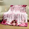 Floral "Our Father" Prayer BlanketFlannel blanket for bedroom, living room, sofa, and nap