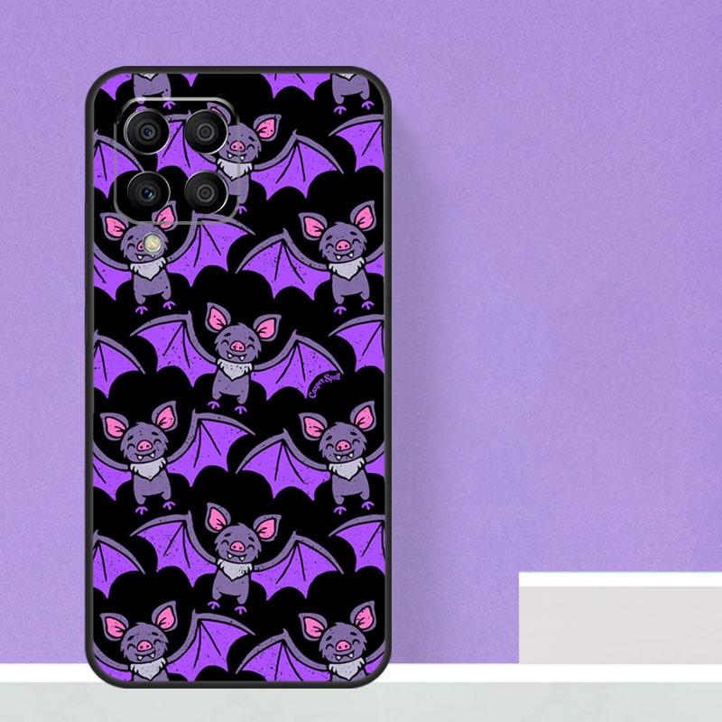 Halloween Vampire Bats For Samsung Galaxy M12 M32 M52 M14 M34 M54 M21 M51 M31 M30s M20 M15 M55 M13 M33 M53 Case