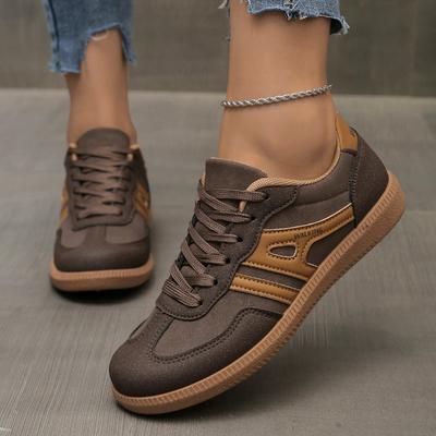 Мода Плюс Размер 2025 Новая Горячая Распродажа Женские Вулканизированные Кроссовки Смешанные Цвета На Шнуровке Уличные Спортивные Удобные и Универсальные Повседневные Туфли