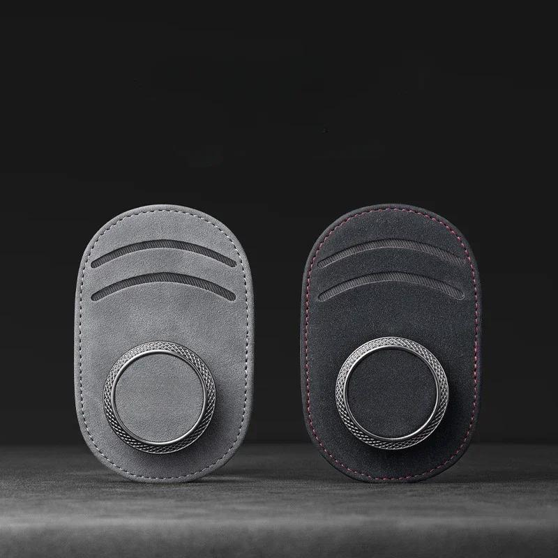 Кожаный автомобильный солнцезащитный козырек, чехол для очков, держатель для солнцезащитных очков, крепление на зажиме, многофункциональный портативный зажим, авто аксессуары для интерьера