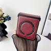 For Samsung Galaxy Z Flip 7 Phone Case PU Leather Magnetic Wireless Charging Protective Back Cover for Z Flip 7 FE 6 5 4 Shell
