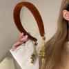 Серебряная повязка на голову с кисточками под подсолнух: Боковая заколка для волос в этническом стиле Миао