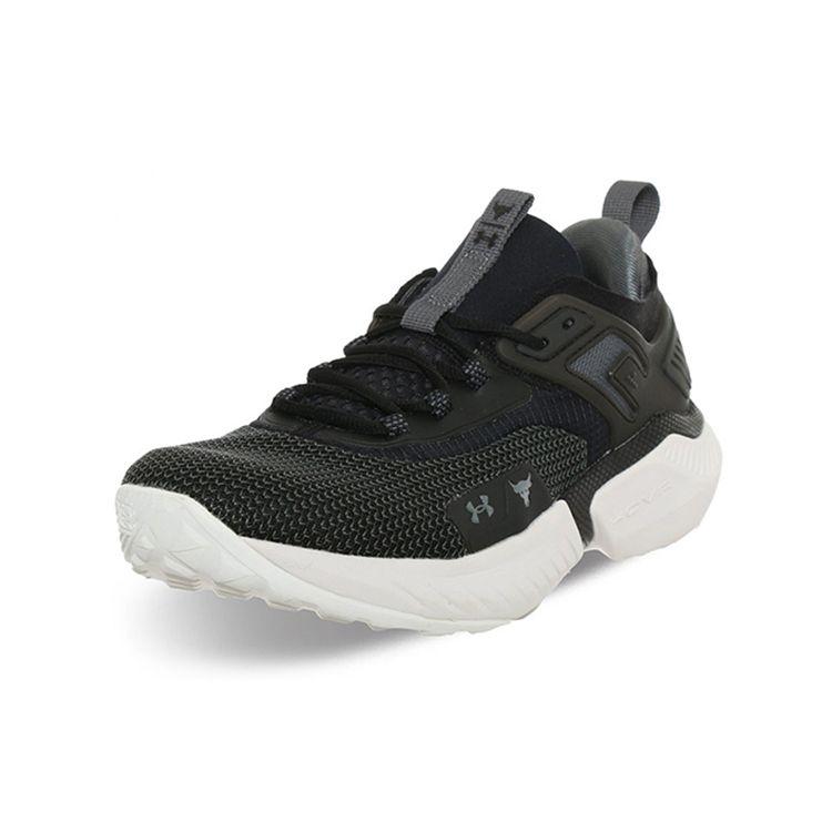 Under Armour Project Rock 5 Black White Men Sneakers 3025435-003