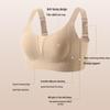 Women's Shaping Bra: Full-Cup, Anti-Sagging, Side Support, for Large Busts - Seamless, Thin Style, Plus Size