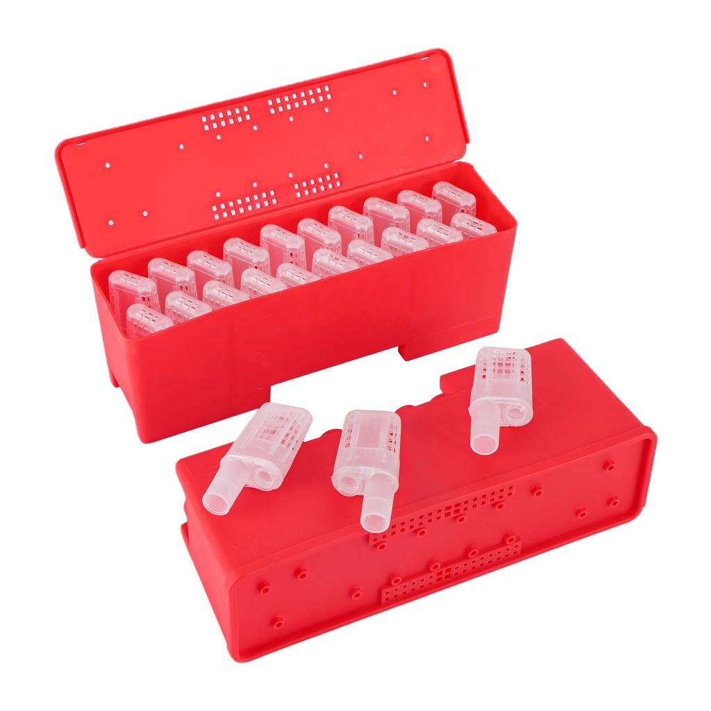 Queen Bee Transportation Cage Beekeeper Bee Rearing Incubator Bee Moving Isolator Bee Queen Protection Case Beekeeping Supplies