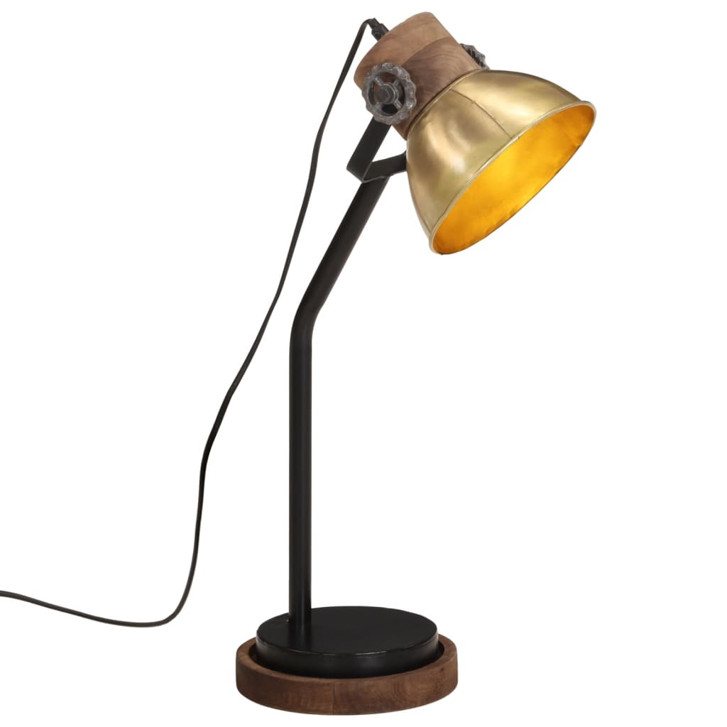 Desk Lamp 25 W Antique Brass Finish 18 x 18 x 60 cm E27 Socket