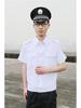 Summer Short-Sleeve White Security Uniform Shirt for Community Gatekeepers and Hotel Staff
