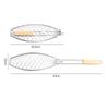New Fish Grilling Basket for Grill Ideal for BBQ, Camping, Charcoal and Gas Grills