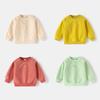 Children's Crew Neck Sweater 2025 Autumn New Korean Version of Boys and Girls Sweater Baby Printed Top Children's Clothing