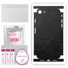 apgo Protective Skin Sticker for the Back+sides Compatible with Apple iPhone SE 2020, Full Wrap Film, Foil, Vinyl - Pattern Black Honeycomb