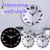Sexy Wall Clock Male Clock Acrylic Decorative Mirror Art Wall Clock