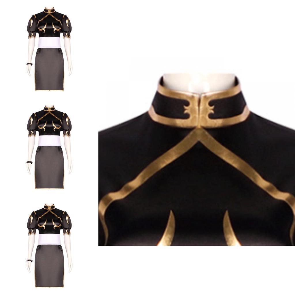 Street Fighter Apparel Chun-li Cosplay Outfit Polyester Material Spring 2023 Collection