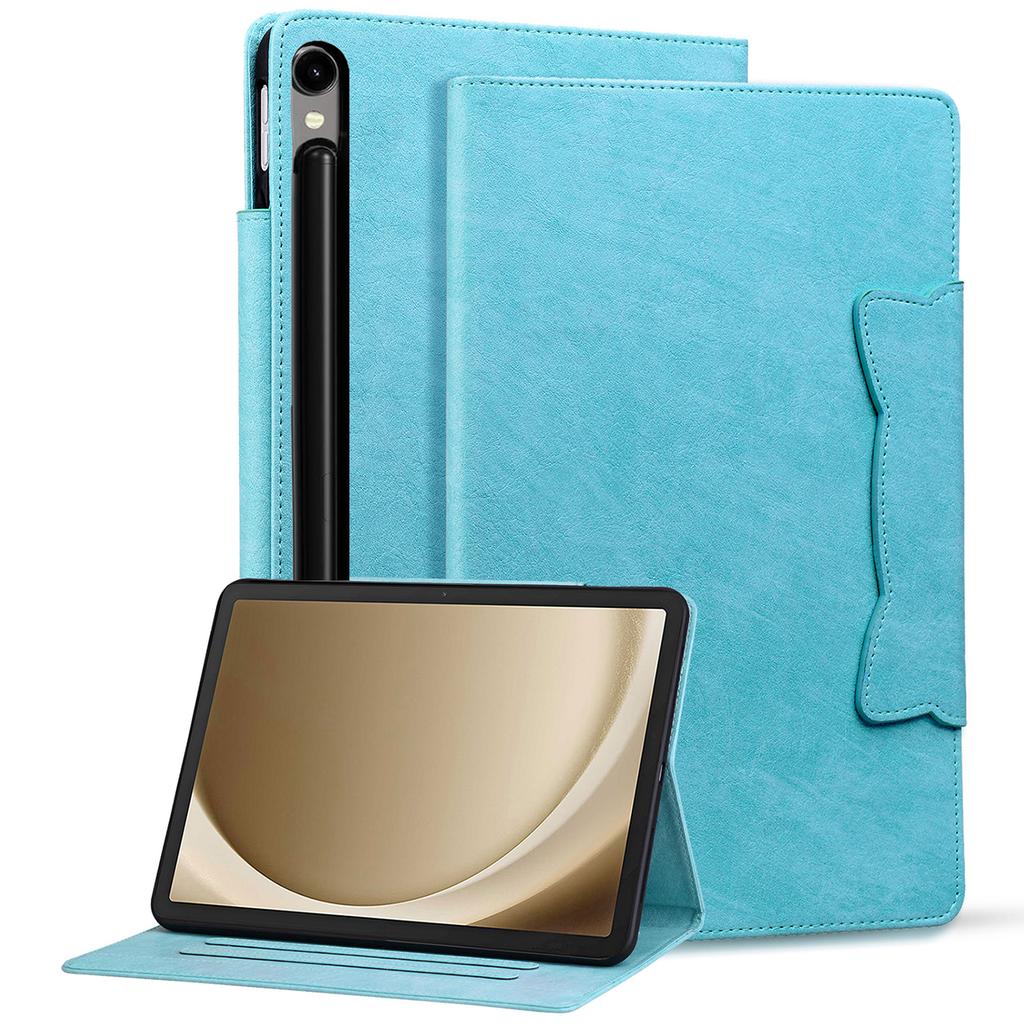 Для Samsung Galaxy Tab S10 FE+ Чехол Кошачья Пряжка Застежка Кожаный Защитный Чехол-Подставка