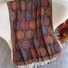 Autumn Scarf Women Pashmina Shawls Jacquard Cashmere Blanket Warm Thick Stoles for Lady Outdoor Paisley Religion Bufanda Scarf