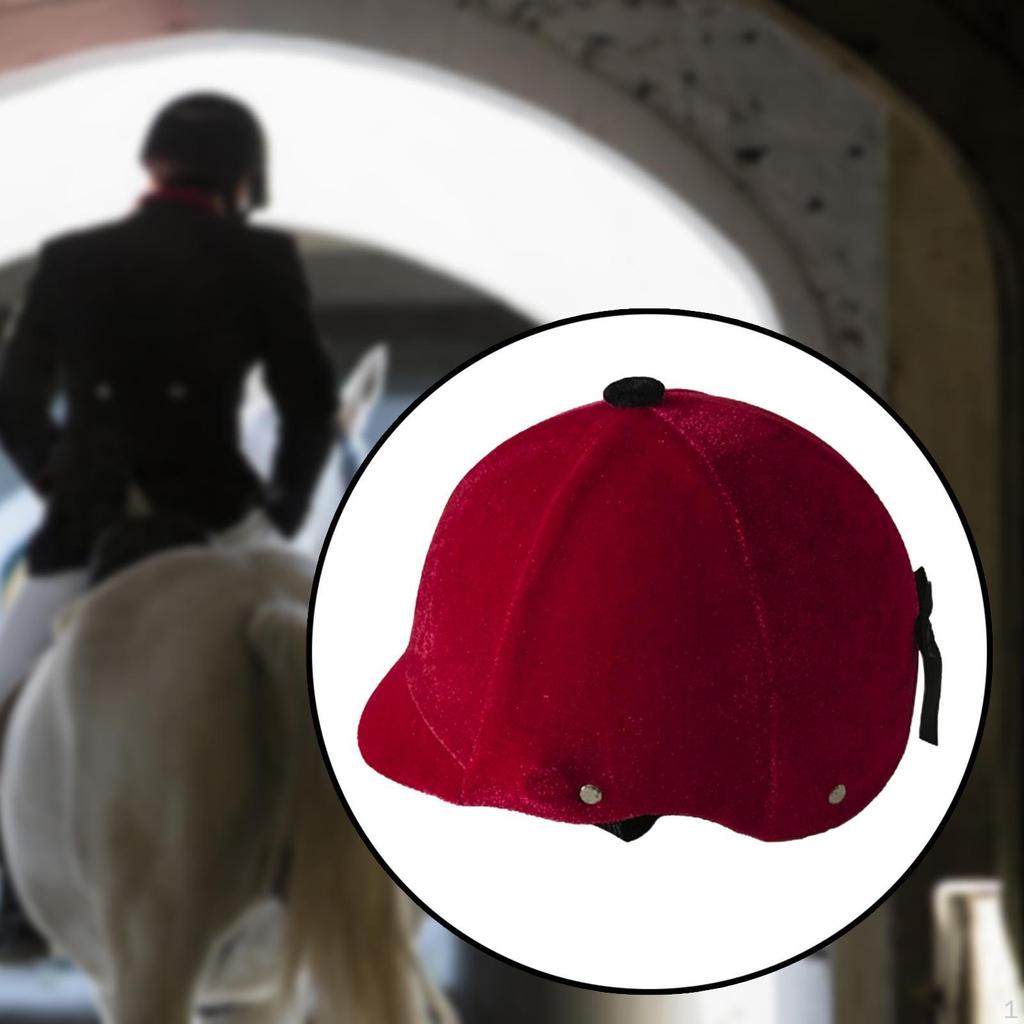 Summer Equestrian Hat Riding Cap,Outdoor Sports Cap Comfortable Adjustable Starter