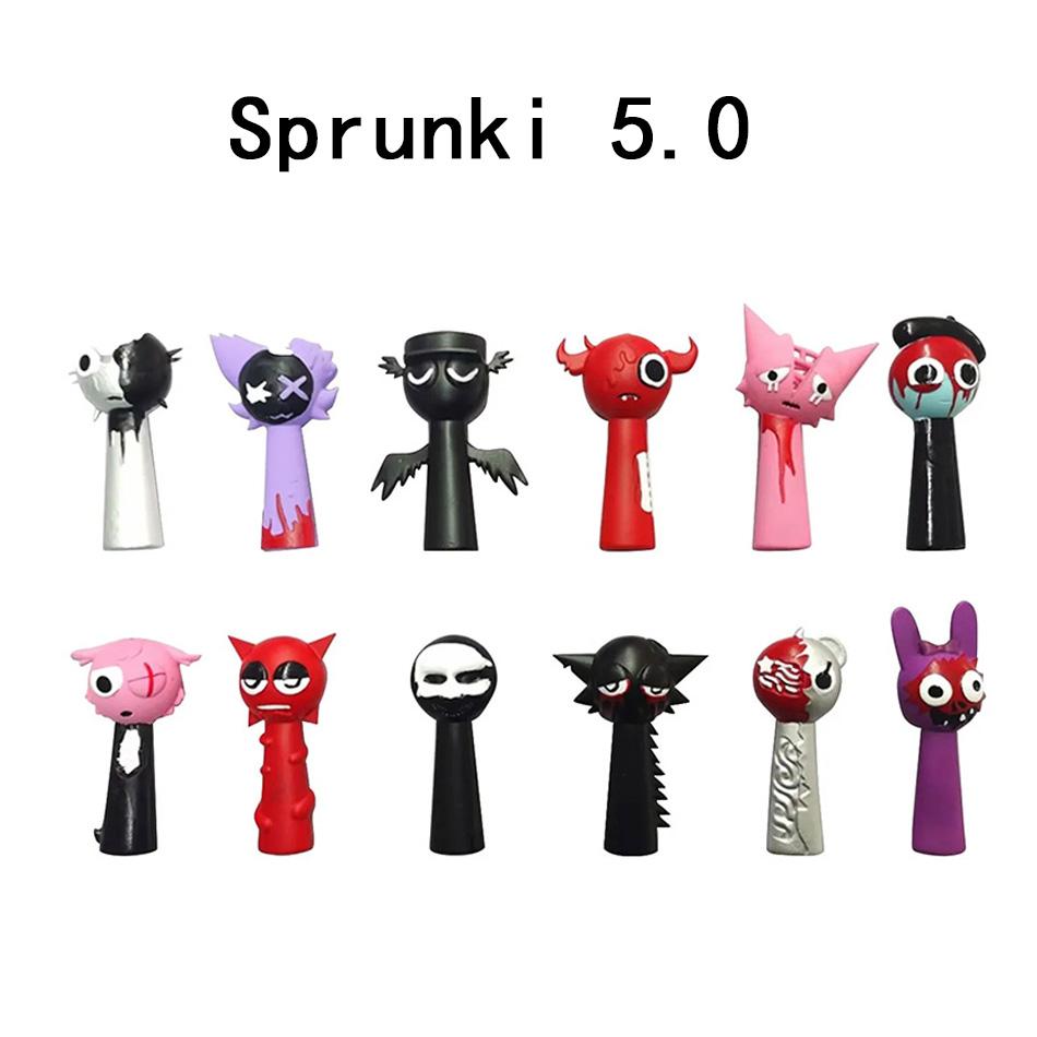 Горячая Новинка 6 стилей 12 шт./Набор Мини Фигурки Sprunki Игрушка Мультфильм Фильм Sprunki Wenda Модель Кукла Фигурки Для Детей Высокое Качество Подарок