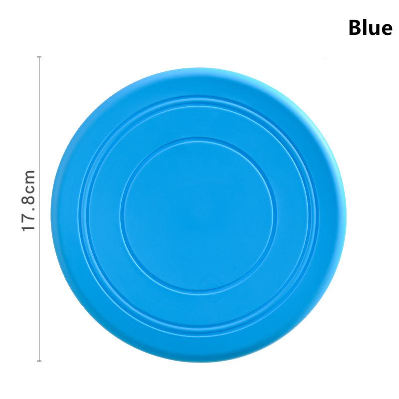 1Pc Pet Dog Flying Disc Toys Soft Non-Slip Silicone Game Frisbeed Anti-Chew Trainning Interactive Pet Puppy Dog Supplies