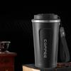 510ML Travel Coffee Mug Spill Proof with Seal Lid Insulated Eco-friendly Easy One-handed Drinking Stainless Steel Cup