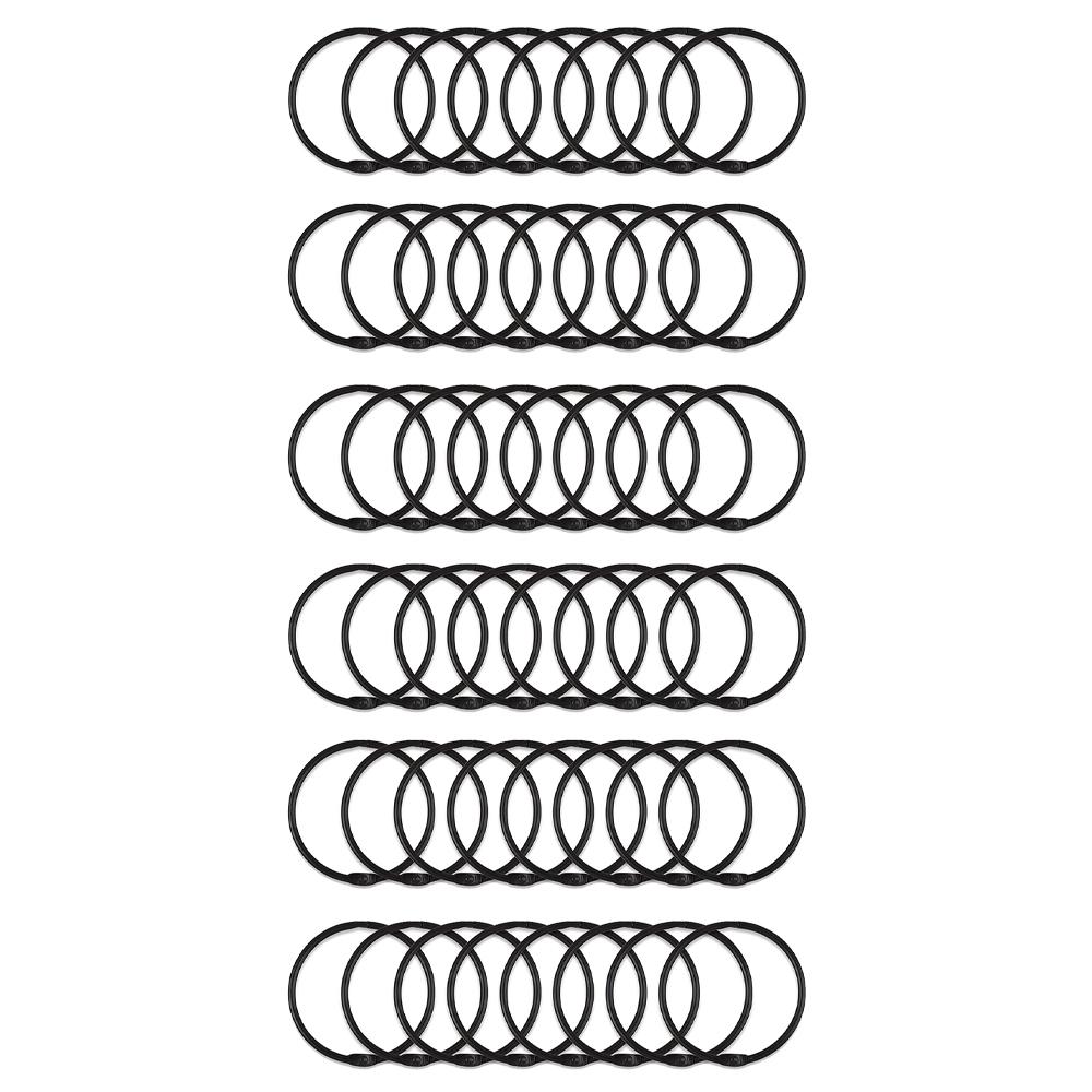 Упаковка 24 шт. Кольца для штор O-образной формы Декоративные металлические кольца для штор для душа Не ржавеющие Петли для банной драпировки Гладкие крючки для штор для ванной комнаты