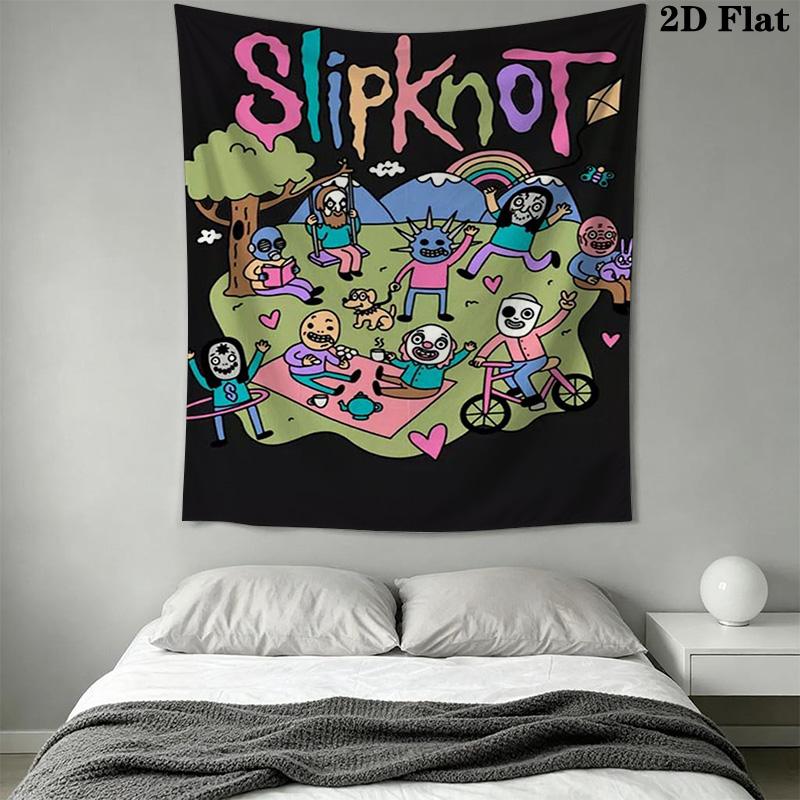Hip-Hop Cartoon Pattern Home Decor Tapestry, Wall Hanging, Decorative RV Wall Cloth.SGT0917517