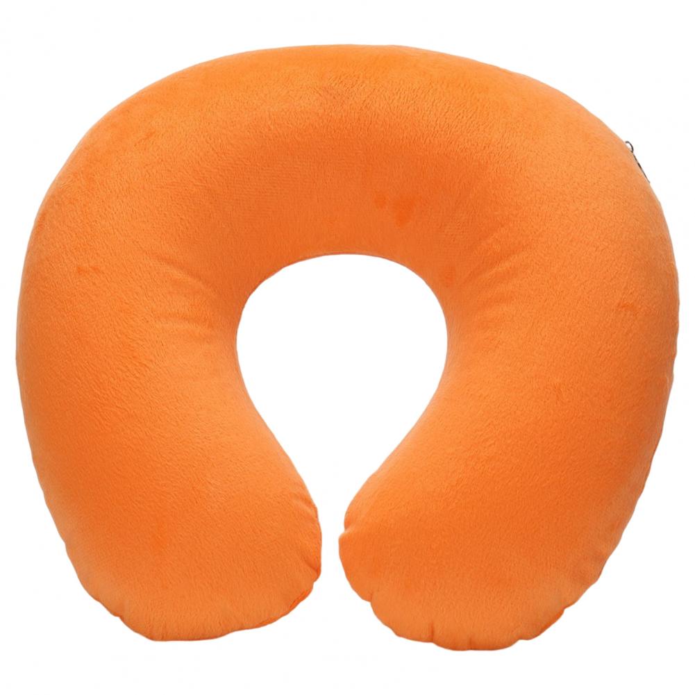 U-shaped Neck Pillow Inflatable Memory Foam Fatigue Relief Travel Pillow Flight Headrest Sleep U-shaped Cushion for Plane