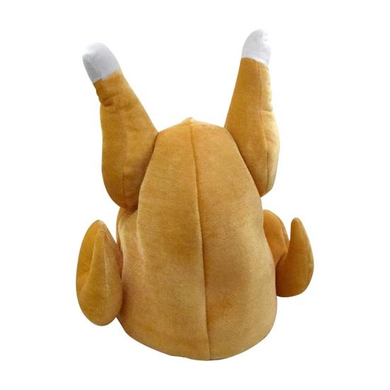 Аксессуар для костюма на День благодарения, плюшевая шапка в виде индейки, головной убор, повязка на голову в виде куриного глаза и ножки для новогодней вечеринки