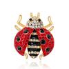 Seven-Star Ladybug Corsage Diamond Brooch Brooch