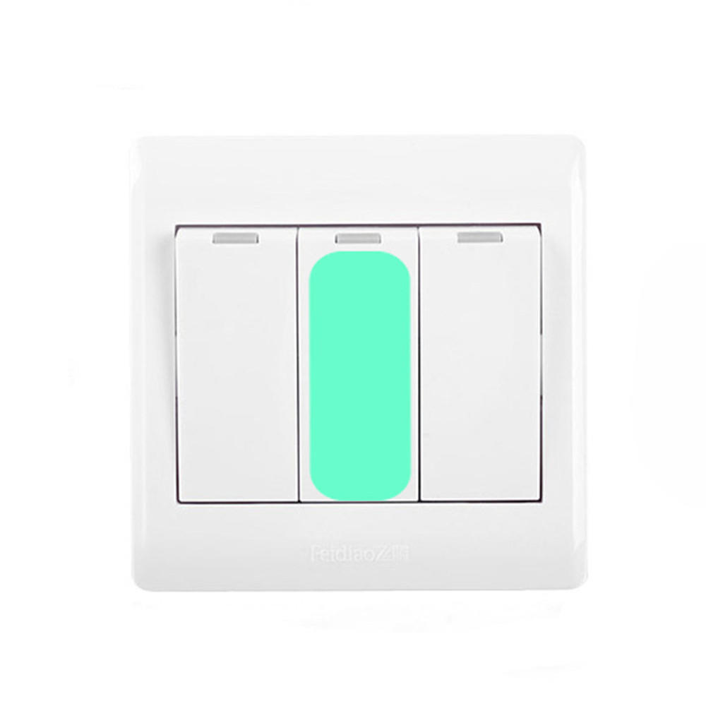 Recycle Decorative Dark Night Bedroom Decor Luminous Switch Stickers Home Vinyl Button Decal