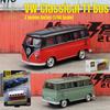 1/56 Scale T1 Bus Toy Car Model CCA MSZ 1:64 Diecast Miniature Free Wheels Collection Suitable for Hot Wheels Gift Kid