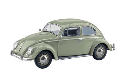 Aoshima Bunka Kyozai Масштабный Ракупла Снап Кит Volkswagen Beetle Пластиковая Модель (АОСИМА) 1/32 Нет. 20-РГ (Свинцово-зеленый) Предварительно окрашенный