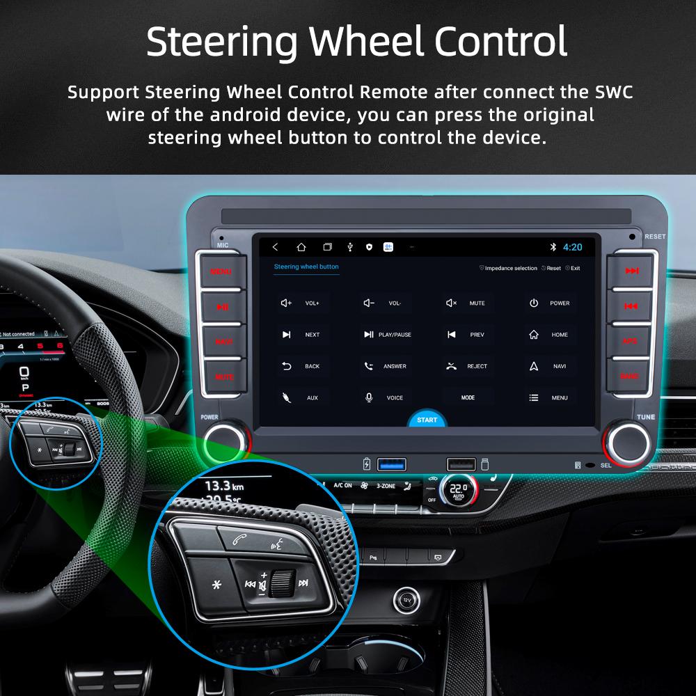 7-дюймовый автомобильный плеер для Volkswagen VW CC Passat B7 Polo Golf 5 6 Jetta mk5 mk6 Mirrorlink FM WIFI GPS RDS Wireless Carplay