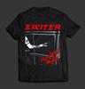 НОВЫЙ! Футболка унисекс с принтом Exciter Band, черный хлопок, все размеры S-5XL. Подарок для фанатов. Футболка унисекс HD329